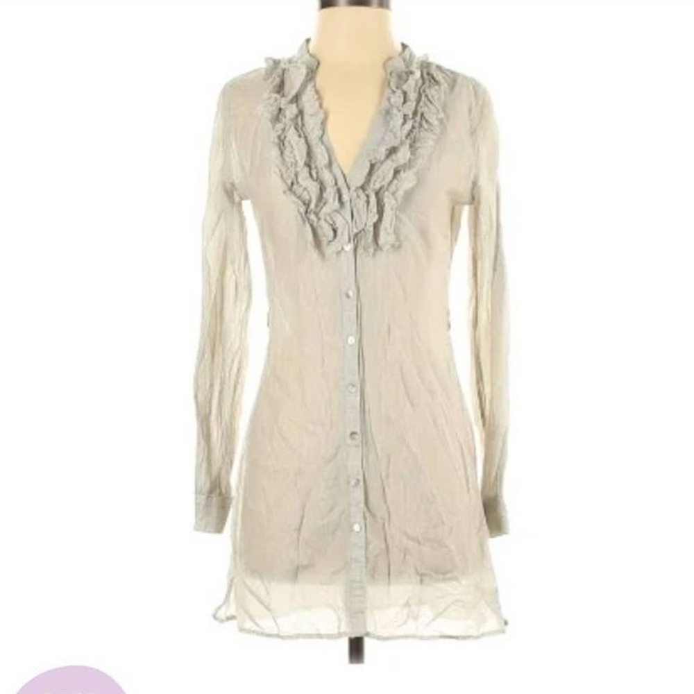 ISO Joie grey tunic dress striped